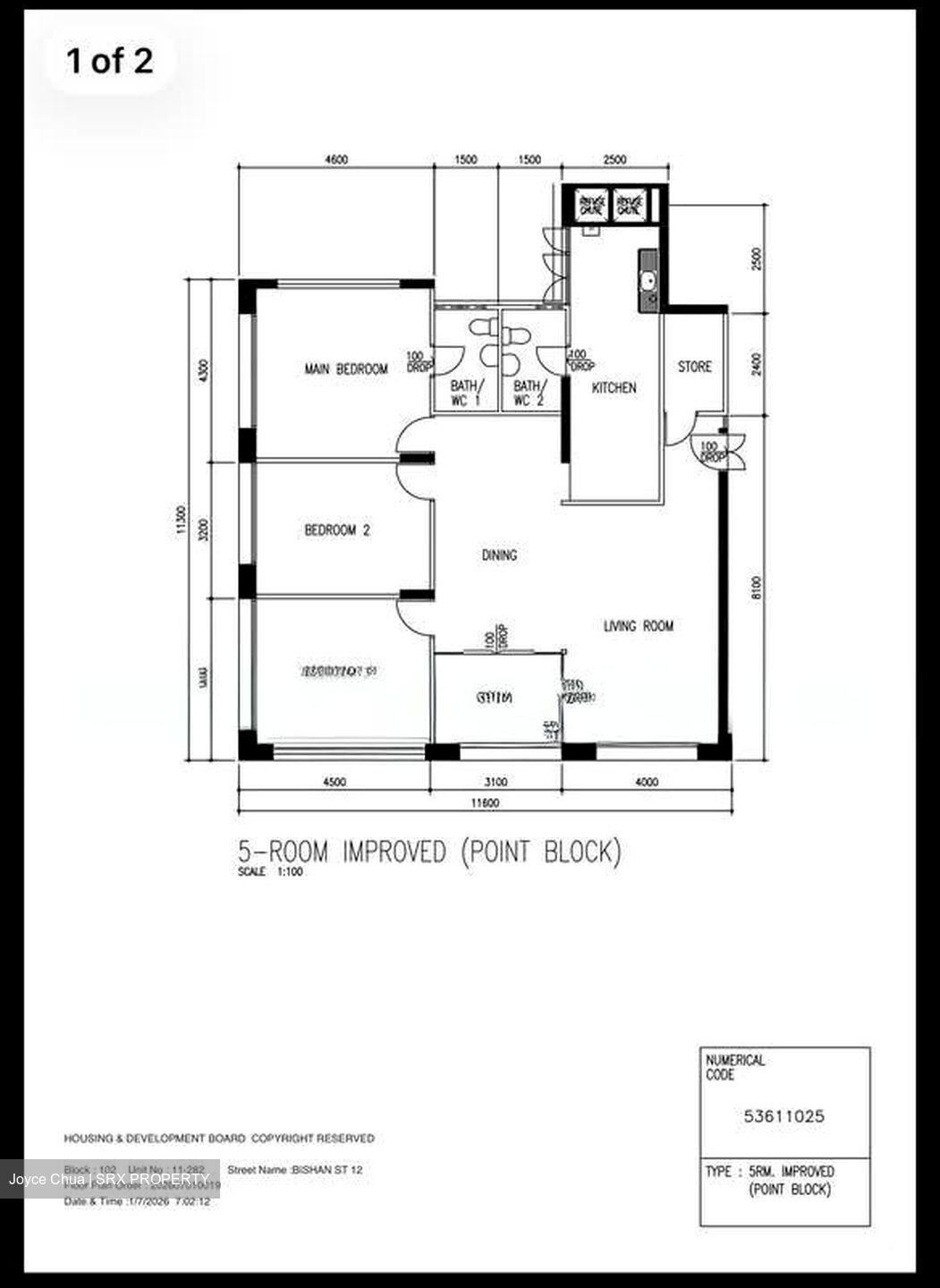 Blk 102 Bishan View (Bishan), HDB 5 Rooms #577079531